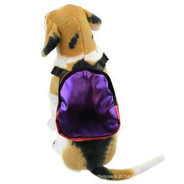 Strap adjustable saddlebag dog carrier bag pet backpack